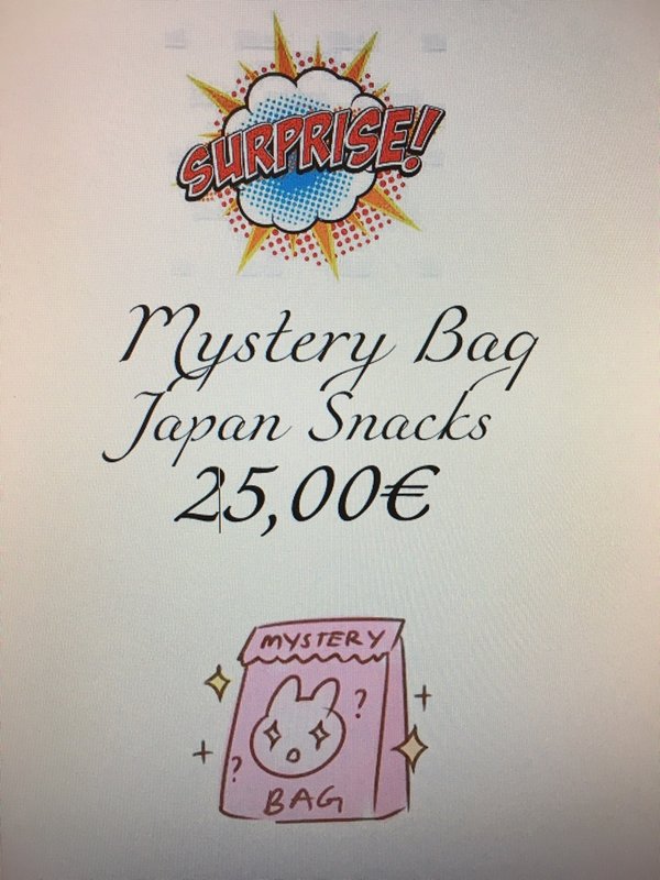 Fukubukuro Lucky Bag Mystery Bag mit Japan Snacks 25€